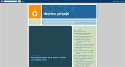 Desktop Screenshot of depremdenkorkma.blogspot.com