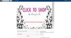 Desktop Screenshot of clicktoshop-boutique.blogspot.com