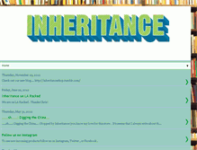 Tablet Screenshot of inheritanceshop.blogspot.com