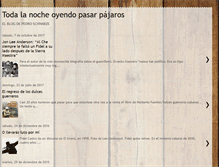 Tablet Screenshot of oyendopasarpajaros.blogspot.com