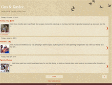 Tablet Screenshot of kayleeandgus.blogspot.com