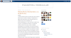 Desktop Screenshot of palestinainshallah.blogspot.com