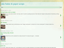 Tablet Screenshot of batterandscraps.blogspot.com
