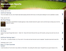 Tablet Screenshot of mainstreamsports.blogspot.com