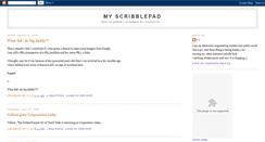 Desktop Screenshot of mau-scribblepad.blogspot.com