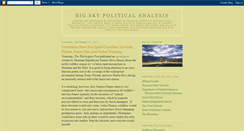 Desktop Screenshot of bigskypolitics.blogspot.com