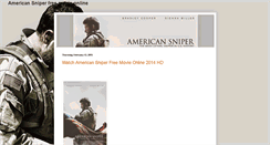 Desktop Screenshot of american-sniper-full-movie.blogspot.com