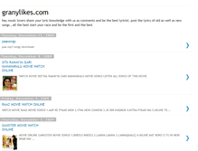Tablet Screenshot of granysongs.blogspot.com