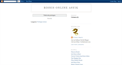 Desktop Screenshot of bisnis-online-asyik.blogspot.com