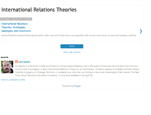 Tablet Screenshot of internationalrelationstheories.blogspot.com