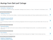 Tablet Screenshot of oakleafcottage.blogspot.com