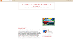 Desktop Screenshot of hasznaltautooldal.blogspot.com