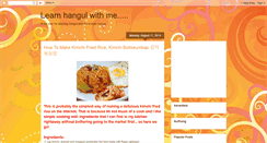 Desktop Screenshot of hangulexplorer.blogspot.com