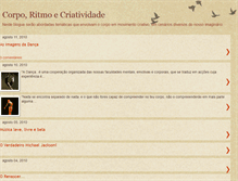 Tablet Screenshot of corpo-ritmo-cria.blogspot.com