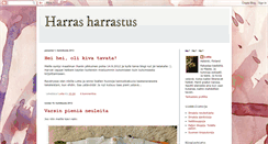 Desktop Screenshot of harrasharrastus.blogspot.com