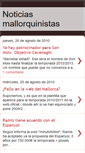 Mobile Screenshot of noticiasmallorquinistas.blogspot.com