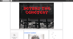 Desktop Screenshot of beyondthecemetery.blogspot.com