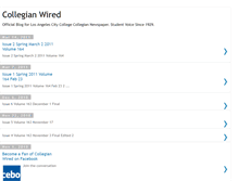 Tablet Screenshot of collegianwired.blogspot.com