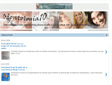 Tablet Screenshot of odontologia10.blogspot.com