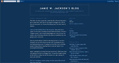 Desktop Screenshot of jamiewjackson.blogspot.com