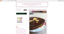 Desktop Screenshot of cardigangirlverity.blogspot.com