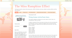 Desktop Screenshot of missrumphiuseffect.blogspot.com