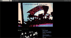 Desktop Screenshot of capitanaenelespacio.blogspot.com