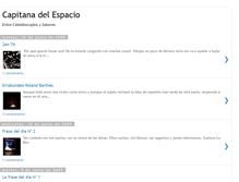 Tablet Screenshot of capitanaenelespacio.blogspot.com