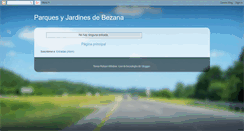 Desktop Screenshot of parquesyjardinesdebezana.blogspot.com