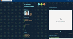 Desktop Screenshot of cristiano-ronaldo-news.blogspot.com