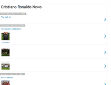 Tablet Screenshot of cristiano-ronaldo-news.blogspot.com