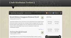 Desktop Screenshot of myinfokesihatan.blogspot.com