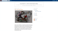 Desktop Screenshot of fanboythunderdome.blogspot.com