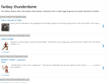 Tablet Screenshot of fanboythunderdome.blogspot.com