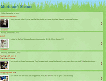 Tablet Screenshot of mortimersmemos.blogspot.com