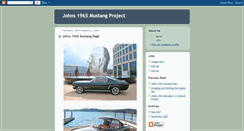 Desktop Screenshot of johnsmustang.blogspot.com