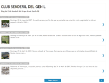 Tablet Screenshot of clubsenderilgenil.blogspot.com