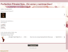 Tablet Screenshot of gymperfectionfitnessspa.blogspot.com