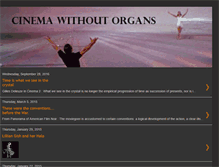 Tablet Screenshot of cinemawithoutorgans.blogspot.com