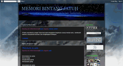 Desktop Screenshot of memori-bintangjatuh.blogspot.com