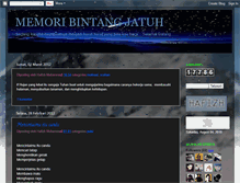 Tablet Screenshot of memori-bintangjatuh.blogspot.com