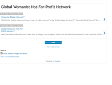 Tablet Screenshot of globalwomanistnetwork.blogspot.com