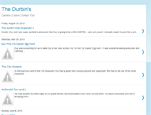 Tablet Screenshot of carolineanddurbin.blogspot.com