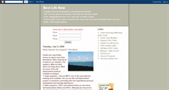 Desktop Screenshot of beginyourbestlife.blogspot.com