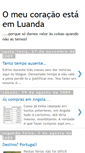 Mobile Screenshot of omeucoracaoestaemluanda.blogspot.com