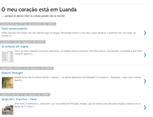 Tablet Screenshot of omeucoracaoestaemluanda.blogspot.com