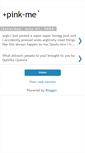 Mobile Screenshot of pink-splashes.blogspot.com