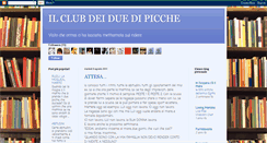 Desktop Screenshot of ilclubdeiduedipicche.blogspot.com