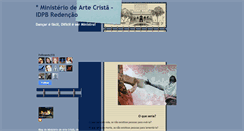 Desktop Screenshot of ministeriodeartecrista.blogspot.com