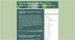 Desktop Screenshot of easygoodhealth.blogspot.com